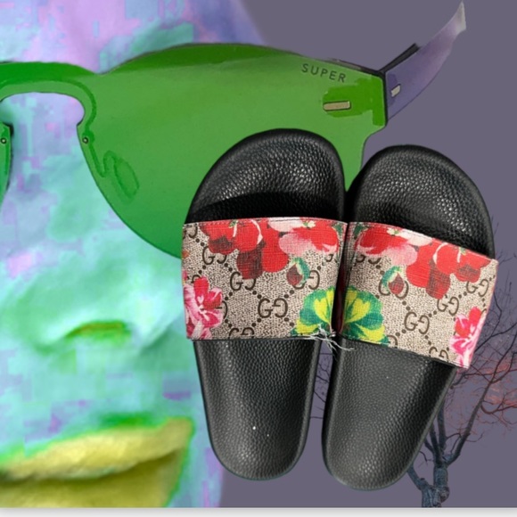 Gucci Shoes Gucci Bloom Slides Poshmark